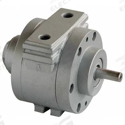 SPEEDAIRE Air Motor: 0.42 hp, 13.5 in-lb Torque, 6,000 RPM, 30 cfm, Foot/Hub, 1/4 in NPT - Oilless Rotary Vane Air Motors