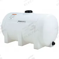 SNYDER INDUSTRIES Storage Tank: Single Wall, Horizontal, 125 gal, Closed Top, 1/4 in Wall Thick (MPN 1120000N95004). Key specifications — Construction Material: HDPE; Brand: SNYDER INDUSTRIES.