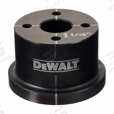 DEWALT Knockout Die: 10 ga Sheet Metal Capacity (Steel), 1 1/4 in Nominal Size - DEWALT Knockout Punches & Dies