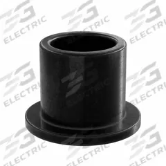 OILITE Flanged Sleeve Bearing: Vespel SP-21, 3/8 in Bore, 1/2 in OD, 1/2 in Overall Lg, Black (MPN VSPF-0607.5-04B). Key specifications — Brand: OILITE; Color: Black.