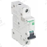 SCHNEIDER IEC Supplementary Protector: 25 A Amps, 60V DC, 14kA at 120/240V AC, Screw Clamp, C60SP, D (MPN M9F23125). Key specifications — Brand: SCHNEIDER; Terminal Connection: Screw Clamp; DC Voltage Rating: 60V DC; Max. AIR Rating: 14kA at 120/240V AC; Series: C60SP; AC Voltage Rating: 240/415V AC; Curve Type: D.