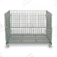 NASHVILLE WIRE Collapsible Bulk Container: 5 cu ft, 20 in x 32 in x 21 in, Lid Not Included, Silver (MPN JR1). Key specifications — Brand: NASHVILLE WIRE; Stackable: Stacking Capable; Shape: Rectangular; Runner Location: None; Fork Entry: 4-Way Entry; Container Wall Type: Vented; Mobility: Stationary; Collapsible: Collapsible.