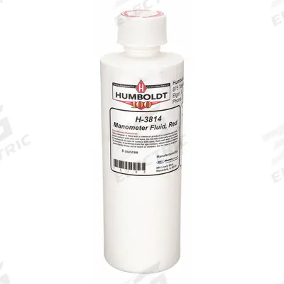 APPROVED VENDOR Gauge Liquid: 5MZC5 - Analog Manometer Fluids