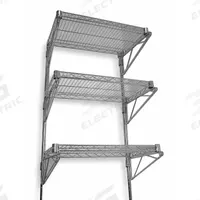 APPROVED VENDOR Wire Wall Shelf: 60 in x 18 in, 3 Shelves, 250 lb Load Capacity per Shelf, Direct (MPN 2HGF5). Key specifications — Mounting Mechanism: Direct; Material: Steel; Finish: Chrome; Color: Silver; Brand: APPROVED VENDOR.