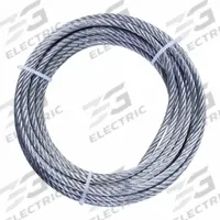 APPROVED VENDOR Wire Rope: Stainless Steel, 7 x 7, 1,220 lb Working Load Limit, 100 ft Overall Lg (MPN 2TAY7). Key specifications — End Type: Plain; Brand: APPROVED VENDOR.