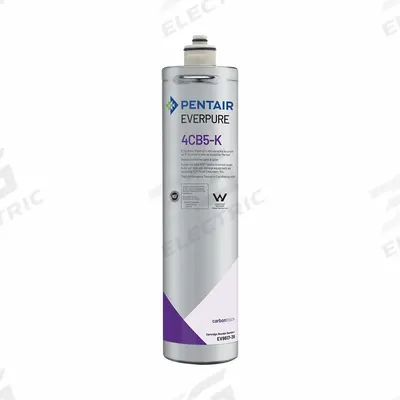 EVERPURE Water Filter Cartridge: 5 micron, 1.67 gpm, 6,000 gal - Quick-Connect Drinking Fountain & Beverage Machine Water Filters