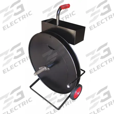 MIP Dispenser,Regular Duty,for Oscillated Wo: 1/2 in Min. Strapping Wd - Strapping Carts for Plastic & Steel Strapping