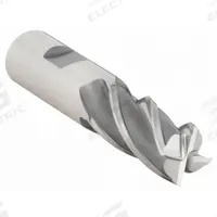 OSG Square End Mill: High Speed Steel, 4 Flute, 21/32" Mill Dia, 1-5/8" LOC, 3-5/8" OAL (MPN 5741900)