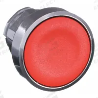 SCHNEIDER Flush Push Button: Red, 22 mm Mounting Size, Metallic, Momentary (MPN ZB4BA4). Key specifications — Brand: SCHNEIDER; Action: Momentary; Series: XB4; Push Button Material Type: Metallic.