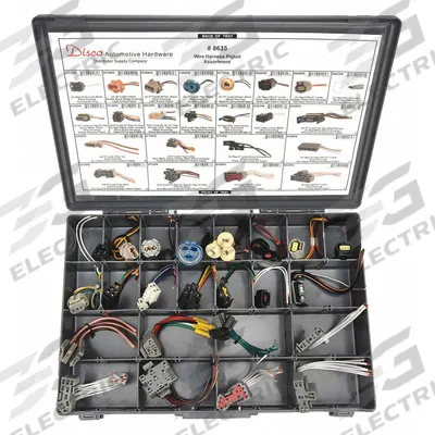 APPROVED VENDOR Wire Harness Assortment: 30 Pieces (MPN 8635). Key specifications — Features: 30 Pieces. - Automotive Harnesses