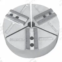 HURON Lathe Jaw: Round, Serrated, Aluminum, For 8 in Chuck, 3 in Ht (MPN AKT8MHFG). Key specifications — Brand: HURON; Mounting Bolt Size: M12.