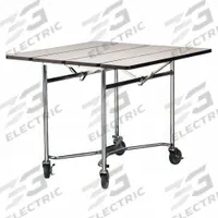 LAKESIDE Room Service Table Cart: 30 in Overall Ht, 36 in Overall Wd, Square, 36 in Overall Lg, Wood (MPN 416). Key specifications — Brand: LAKESIDE.