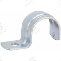 Conduit & Pipe Strap Clamp, One-Hole: 3/4 in Trade Size, Steel, IMC/RMC (MPN 1333). Key specifications — Manufacturer Part Number: 1333; Color: Gray; Compatible Conduit Trade Size: 3/4 in; Compatible Conduit Type: IMC; RMC; Compatible Nominal Conduit/Pipe Size: 3/4 in; Compatible Pipe Size: 3/4 in; Finish: Electroplated.