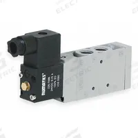 AVENTICS Solenoid Air Control Valve: Series L1, Single Solenoid, Four-Way / Two-Position, Locking (MPN L12BA452O060T30). Key specifications — attr1077390: L12BA452O060T30; attr1077459: Solenoid Air Control Valve; attr1077461: Spring Return; attr1077475: 110 to 120V AC; attr1077450: Locking.