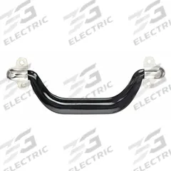 MONROE PMP Folding Pull Handle: Unthreaded Holes, Steel, Black, #8 Screw Size, 0.56 in (MPN PH-0280). Key specifications — Brand: MONROE PMP; Projection Type: Non-Recessed; Material: Steel; Finish: Black Plastic Coated; Color: Black; Folding Type: Folding; Mounting Type: Unthreaded Holes; Screw Size: #8.