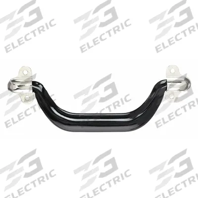 MONROE PMP Folding Pull Handle: Unthreaded Holes, Steel, Black, #8 Screw Size - Folding Pull Handles