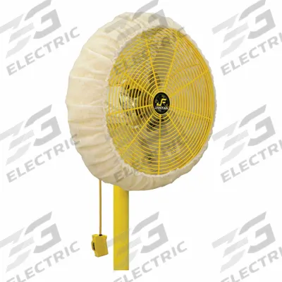 JAN FAN Fan Shroud Air Filter: Fits 24 in – 24 in Fan Guard Dia., Polyester - Fan Shroud Air Filters