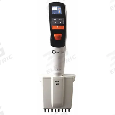 COLE PARMER Multichannel Pipettor: 8 Channels, 10 ul Capacity - Max - Multichannel Pipetters