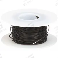 OK INDUSTRIES Spooled Wrapping Wire: 100 ft Overall Lg, 26 AWG Conductor Size, Black (MPN KSW26BLK-0100). Key specifications — Manufacturer Part Number: KSW26BLK-0100; Brand: OK INDUSTRIES; Conductor Insulation Material: PVDF; Standards: UL 1422; Series: Kynar®; Wire Type (Not for Merchandising): KSW Jacket for Easier Stripping.