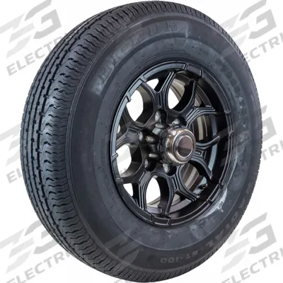 HI-RUN Trailer Tire Assembly: Street Tire and Wheel Assembly, ST225/75R15 Tire Size - Street Tire & Wheel Assembly