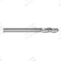 APPROVED VENDOR Ball End Mill: Carbide, TiCN Coated, 3 Flute, 9/16" Mill Dia, 1-1/4" LOC, 3-1/2" OAL (MPN 222-001222)