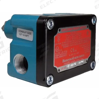 Honeywell Non Plug-In Limit Switch: Roller Lever, Metallic, Non Plug-In, EX - Rotary-Motion Limit Switches without Levers