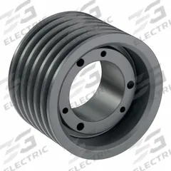 APPROVED VENDOR V-Belt Pulley: 3V500, 6 Groove, 5 in OD, Bushed Bore, SK, For 3V/3VX Belt Section (MPN 63V500SK). Key specifications — Pulley Industry Number: 3V500; Pitch Diameter: 5 in (3V); For Belt Section (broad, with similar types): 3V or 3VX.