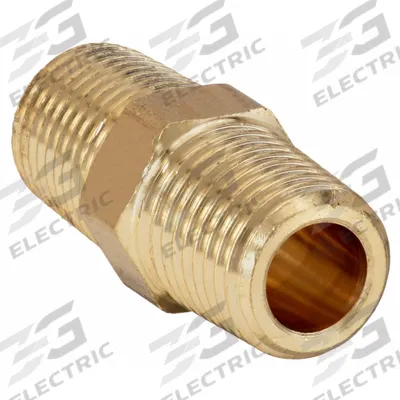APPROVED VENDOR Metal Pipe Straight: Straight, 3/8 in x 3/8 in, 1,200 psi - Threaded High-Pressure Pipe Fittings