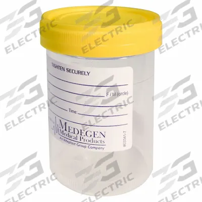 MEDEGEN MEDICAL PRODUCTS Specimen Container: 4 fl oz Capacity - oz, 120 mL Capacity - mL - Nonsterile Medical Specimen Containers