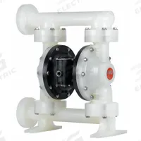 ARO Double Diaphragm Pump: Polypropylene Body, 2 in, Flange Connection, 182 gpm, 265 ft Max. Head (MPN PD20P-FPS-PAA). Key specifications — Brand: ARO; Seat Material: PP; Check Valve Material: Santoprene.