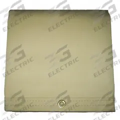 MAURITZON Tarp: 5.75 ft Lg, 5.75 ft Wd, Heavy Duty, 20 mil, Cotton Canvas, Tan, 14.5 oz/sq yd (MPN IHT-10-0606). Key specifications — Color: Tan; Brand: MAURITZON; Fabric Coating: Polyester Coated.
