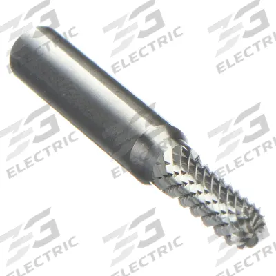 WIDIA METAL REMOVAL Carbide Bur: Ball-Nosed Cylinder, SC-6, Double Cut, 5/8" x 1" Head - Double-Cut Ball-Nosed Cylinder Burs
