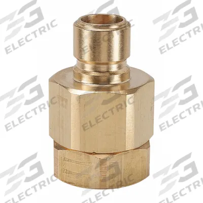 SNAP-TITE Hydraulic Quick Connect Hose Coupling: 3/4 in Coupling Size, Brass, Nitrile - EA Series Hydraulic Quick-Connect Coupling Plugs