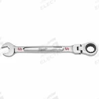 MILWAUKEE Combination Wrench: Chrome Vanadium Steel, Chrome, 5/8 in Head Size, 1 3/8 in Overall Lg (MPN 45-96-9816). Key specifications — attr309600: 5/8 in; attr309611: Chrome; attr309610: Chrome Vanadium Steel; attr309604: No; attr309612: No; attr309613: No; attr309615: Yes; attr324932: MILWAUKEE.