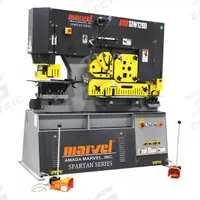 MARVEL Ironworker: 230V AC /Three-Phase, 5 Stations, 126 Tonf Hydraulic Force, 42 A Current (MPN MSIW126D). Key specifications — attr69797: Punch; attr66073: MSIW126D; attr66076: MARVEL.