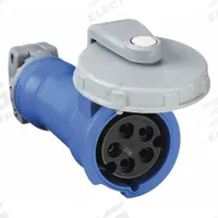 HUBBELL Pin and Sleeve Connector: Blue, 120/208V AC, Three Phase, 20 A, 4 Pole, 5 Wire (MPN HBL520C9W). Key specifications — Brand: HUBBELL.