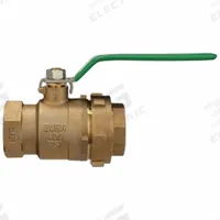 WILKINS Manual Two-Way Ball Valve: 1 1/2 in, Bronze, Straight, FNPT x FNPT, Full Port, One-Piece (MPN 112-850TUXL). Key specifications — Brand: WILKINS; Handle: Lever.