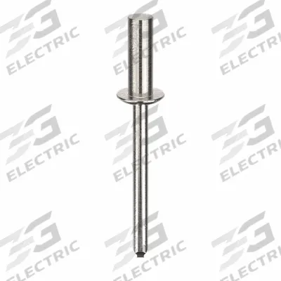 POP AVDEL Blind Rivet,1 43/48" L,0.186" dia,PK250: Inch, 1 57/64 in Overall Lg, 37/64 in Body Lg - Domed-Head Blind Rivets