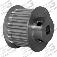 DAYTON Timing Pulley: Modified Curvilinear, Fixed, For GT Timing Belt Section, For 15 mm Belt Wd (MPN 18-5P15M6FA6). Key specifications — Brand: DAYTON; Finish: Clear Anodized; For Belt Series: Powerhouse®.