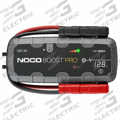 NOCO Portable Power Pack: Boosting, For 12 V DC Battery Volt, 3000 A @ 12V, USB - Handheld Power & Jump Starters