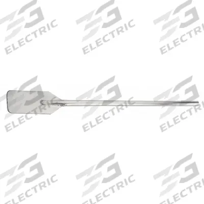 CRESTWARE Mixing Paddle: 48 in Overall Lg, 10 in Blade Lg, 1 Piece, Solid - Stainless Steel Hygienic Mixing Paddles