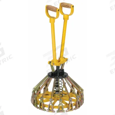 APPROVED VENDOR Lug Closing Tool: Yellow, Steel, Pail Lid Closer - Bucket Lid Openers & Closers