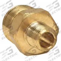 APPROVED VENDOR Metal Pipe Straight: Hex Nipple, 1/2 in x 3/8 in, Class 150, Brass, 10 PK (MPN 6AZF4). Key specifications — Brand: APPROVED VENDOR.