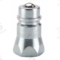 PIONEER Hydraulic Quick Connect Hose Coupling: 1/2 in Coupling Size, Steel, 45.42 lpm Max. Flow Rate (MPN 8010-15). Key specifications — Body Material: Steel; Valve Type: Ball; Thread Size: 3/4"-14; Brand: PIONEER.