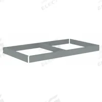 TENNSCO Shelf: 42 in x 18 in, 2,250 lb Load Capacity, Gray, Shelf (MPN ZLES-4218). Key specifications — Includes: (4) Beams; Shelf Configuration: Single Straight; Color: Gray; Frame Material: Steel; Brand: TENNSCO; Frame Finish: Zinc Plated; Product Type: Shelf.