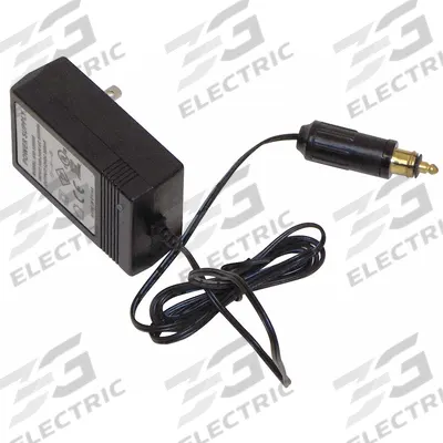 CADDY CLEAN Battery Charger: Plastic, 4 in Overall Lg, 3 in Overall Wd, Black - Batteries & Battery Chargers for Floor Cleaning Machines