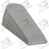 Door Wedge: 6 in Lg, 2 1/4 in Wd, 1 13/16 in Overall Ht (MPN 1XNN8). Key specifications — Brand: APPROVED VENDOR; Color: Gray.