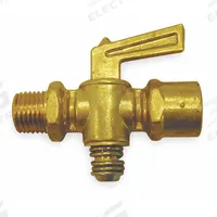 APPROVED VENDOR Ground Plug Valve: For Fluids Media, 2-Way, 1/4 in Pipe Size, Brass, MNPT x FNPT (MPN 6829). Key specifications — Brand: APPROVED VENDOR.