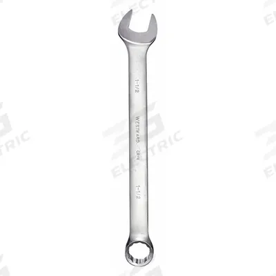 WESTWARD Combination Wrench: Alloy Steel, Satin, 1 1/2 in Head Size, 19 1/2 in Overall Lg - SAE 12-Point Combination Wrenches