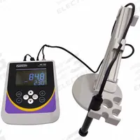 OAKTON Dissolved Oxygen Meter: Dissolved Oxygen/Salinity/Temp, 300% DO Concentration - Max, LCD (MPN WD-35415-00). Key specifications — Includes: Probe; DO Accuracy: ±0.5 % F.S.; Temp Accuracy: ±0.5°C; Brand: OAKTON; DO Resolution: 0.01 mg/L.